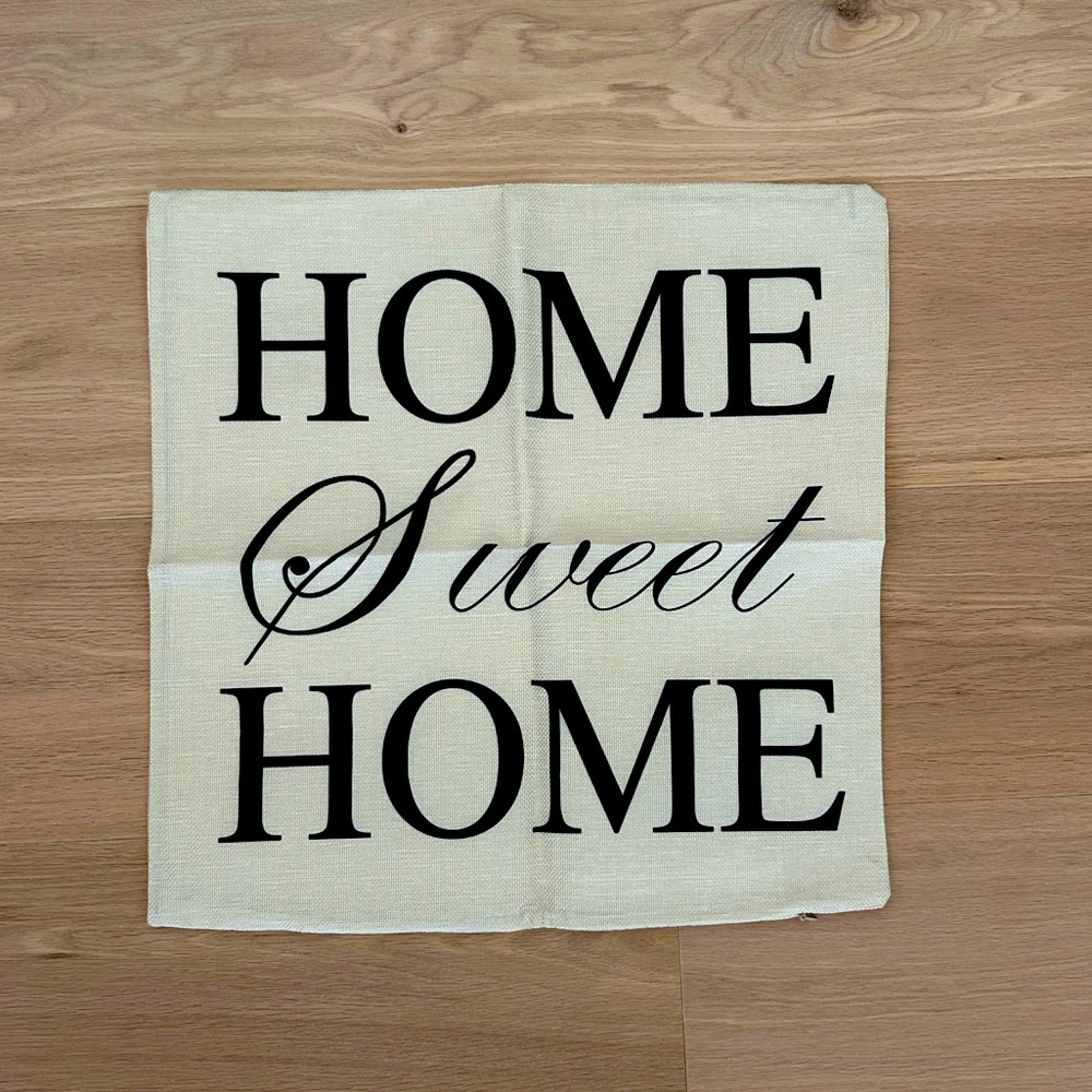 NEW Home Sweet Home Decorative Pillow Cover